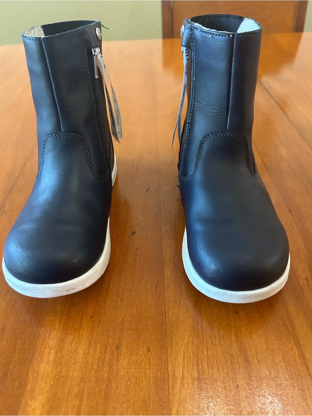 Bobux Paddington Waterproof Leather Boots Boys Girls Size EU32 US 13.5